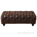 Muebles de sala de estar Tufted Chesterfield Ottoman CX603